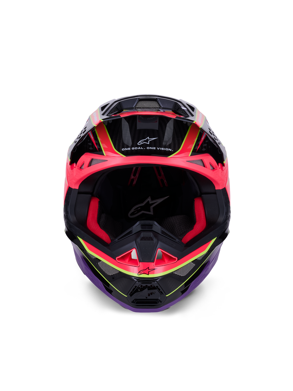 Supertech S M10 Era Helmet Pnk/Violet/Ylw Fluo Glossy Xs