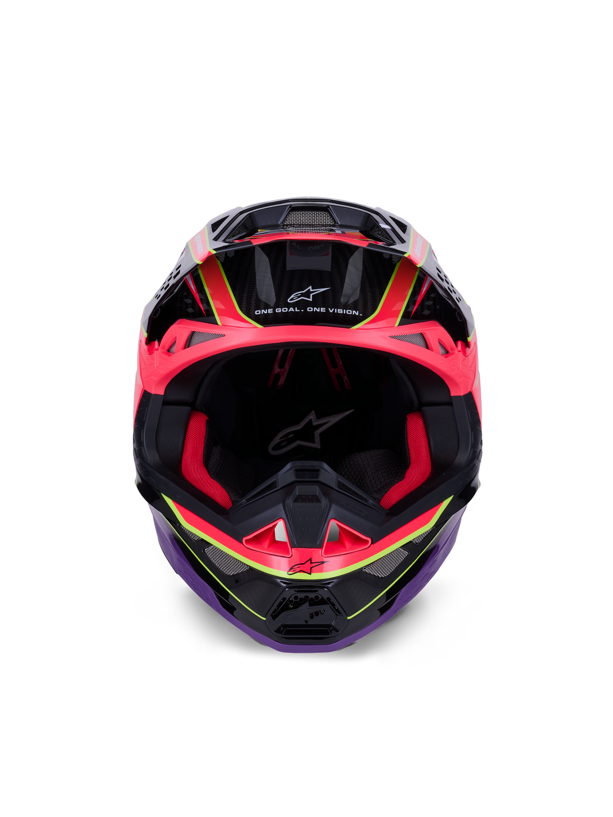Supertech S M10 Era Helmet Pnk/Violet/Ylw Fluo Glossy Xs
