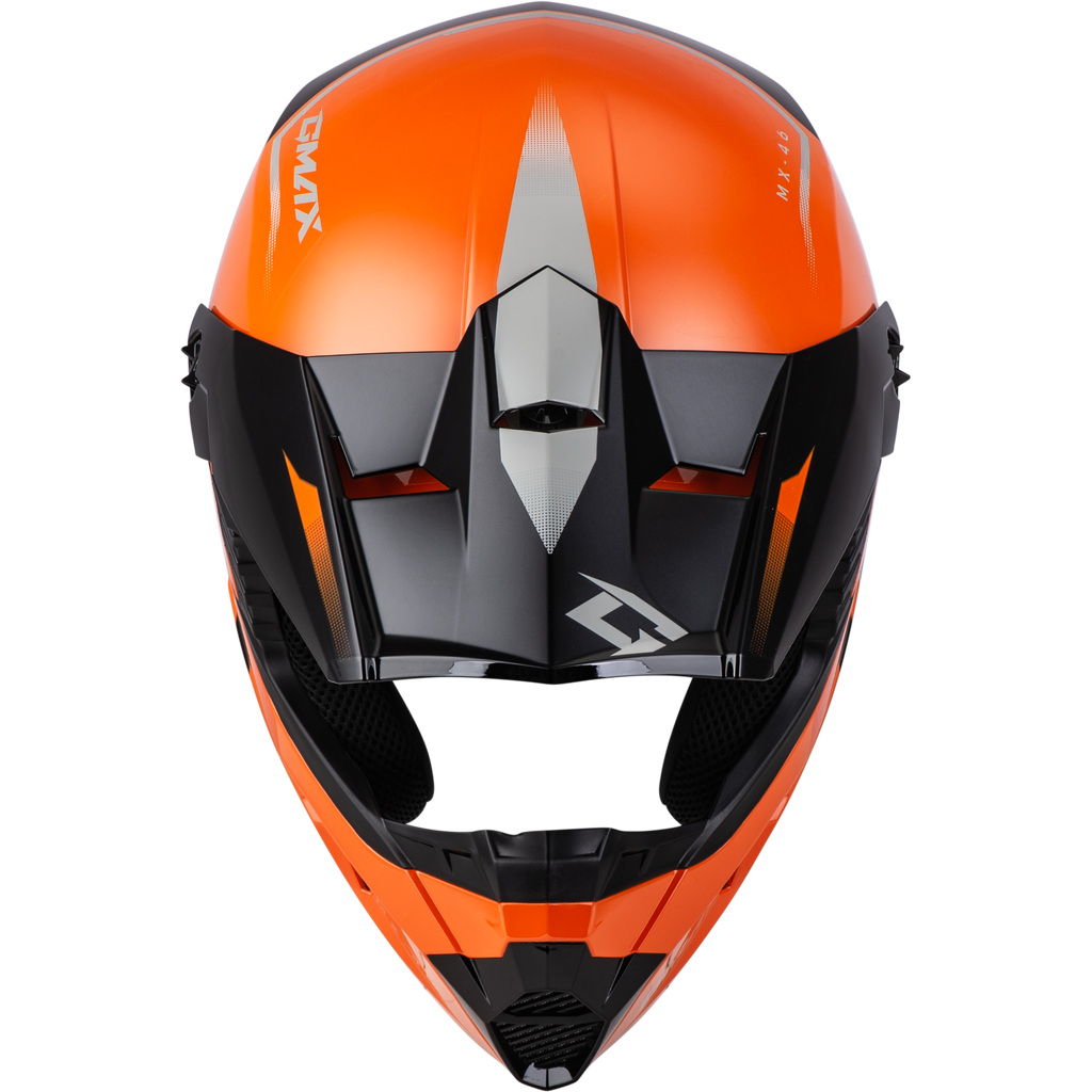 Mx 46 Compound Helmet Orange/Black/Grey Xs