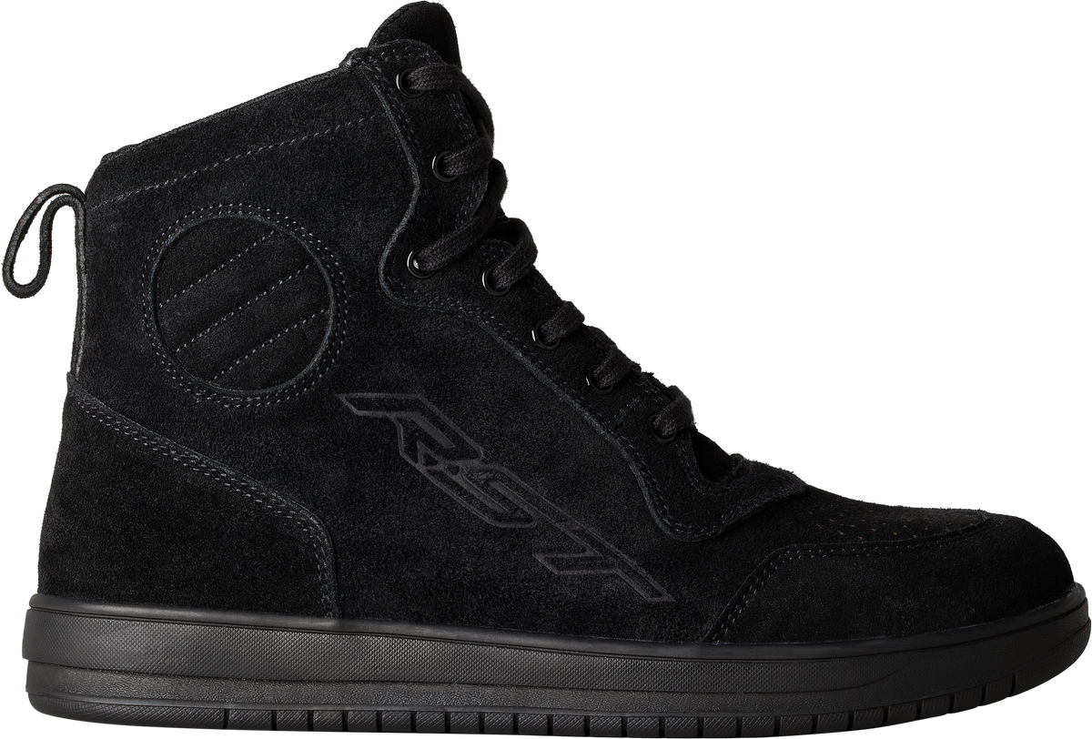 Hitop Moto Sneaker Ce Boot Black Suede  Sz 13