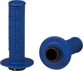 Control Mx Lock On Grips Blue Half Waffle