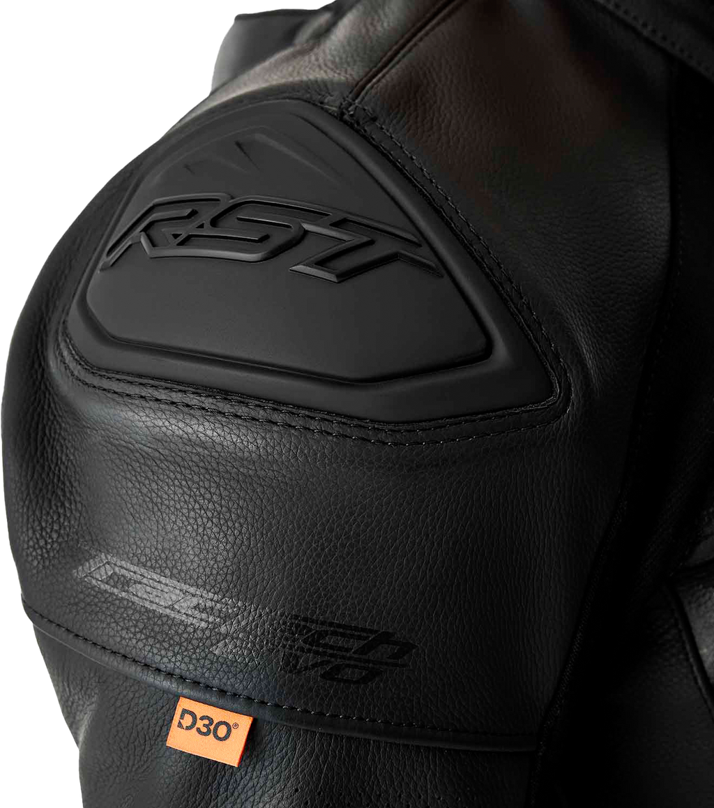 Tractech Evo D3o Jacket Black Leather 3x