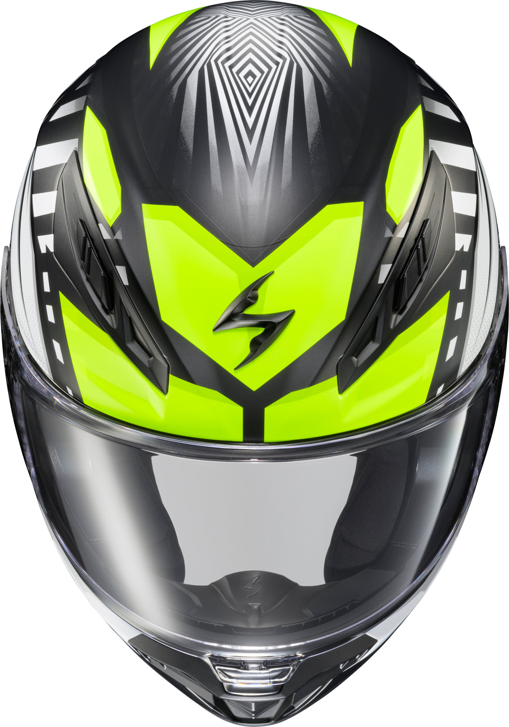 Exo R430 Full Face Helmet Head Trip Hi Viz Xl