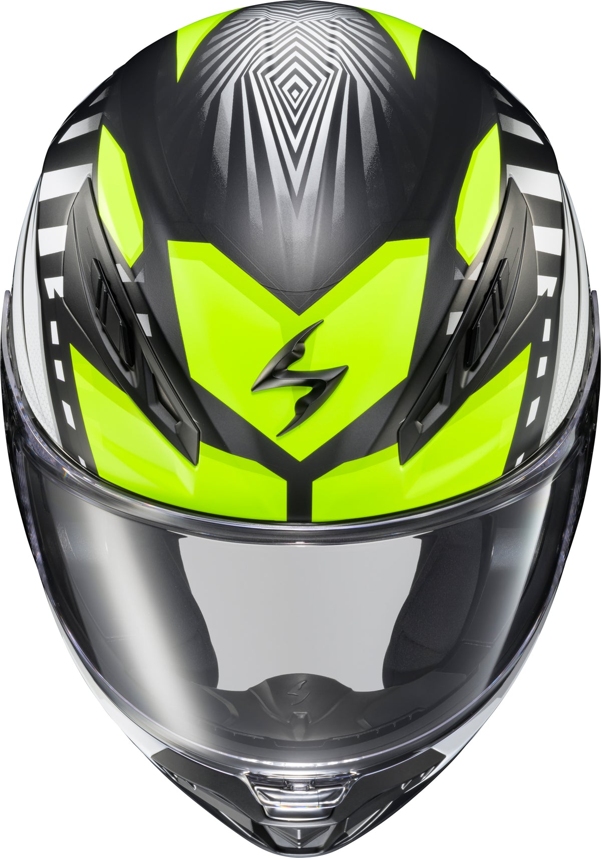 Exo R430 Full Face Helmet Head Trip Hi Viz Xl