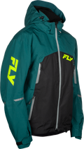 Incline Jacket Teal/Black Sm