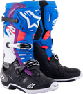 Tech 10 Supervented Boots Blk/Enamel Blu/Pur/Wht Sz 13