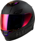 Fly Racing Sentinel Recon Helmet Matte Black/Purple Chrome