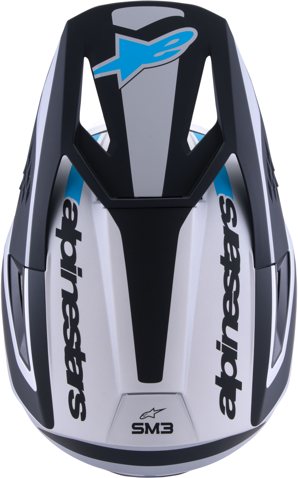 Sm3 Heat Helmet Silver/Blue/Black Matt Xl