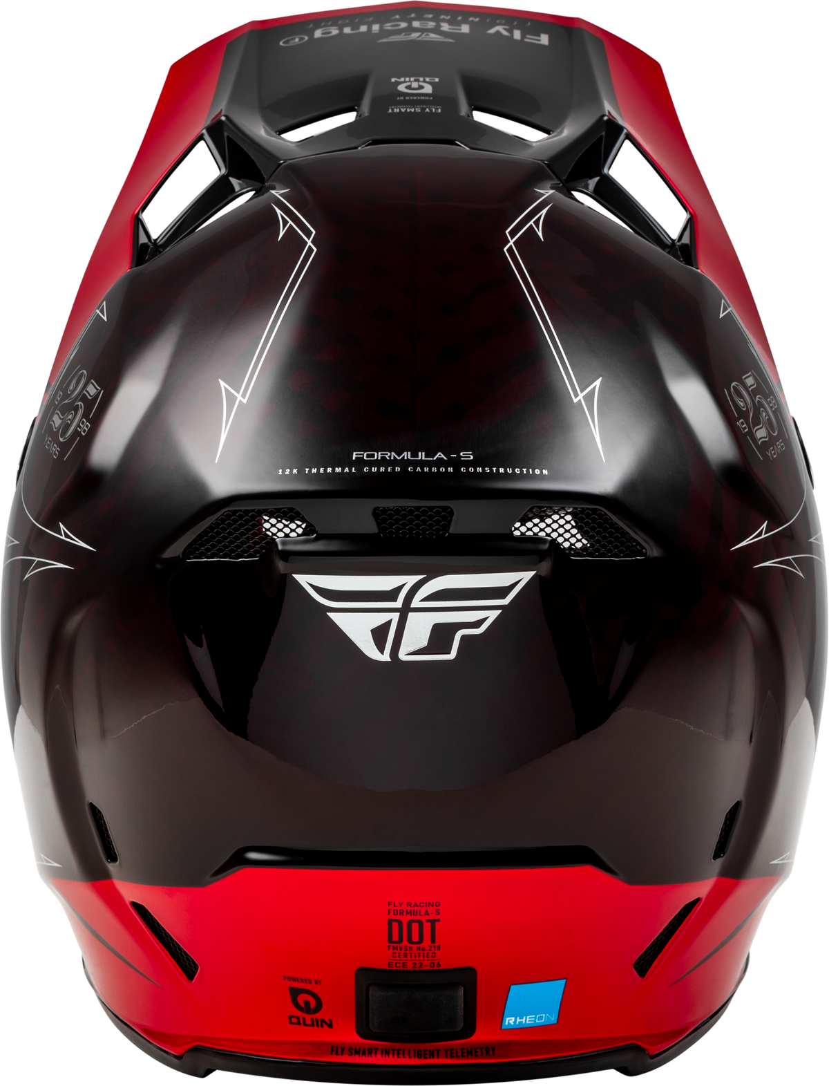 Formula S Carbon Legacy Helmet Red Carbon/Black Lg