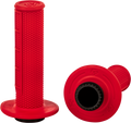 Control Mx Lock On Grips Red Half Waffle