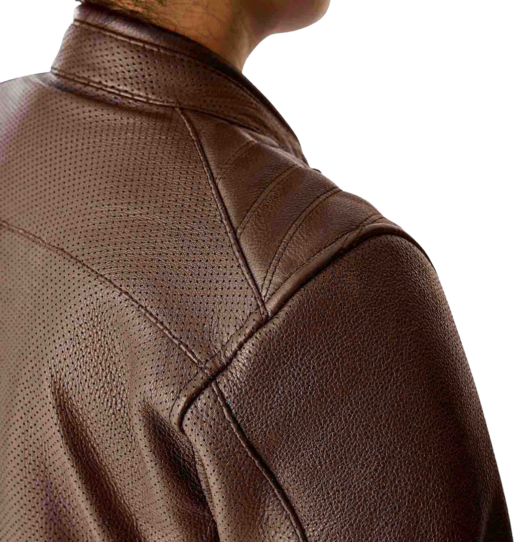 Womens Roadster Air D3o Jacket Brown Leather Md