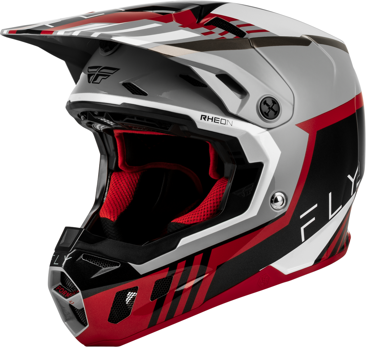 Formula Cc Strike Helmet Grey/Red/Black/White Xl