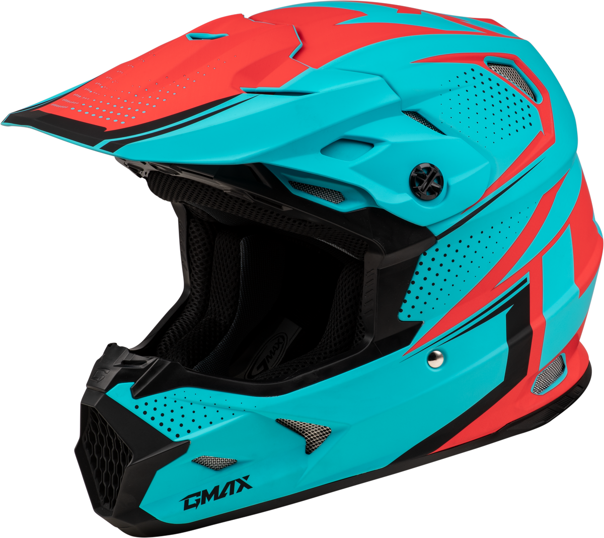Mx 96 502 Helmet Matte Blue/Red  Xl