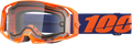 Armatic  Enduro Moto Goggle Neon Orange Clear