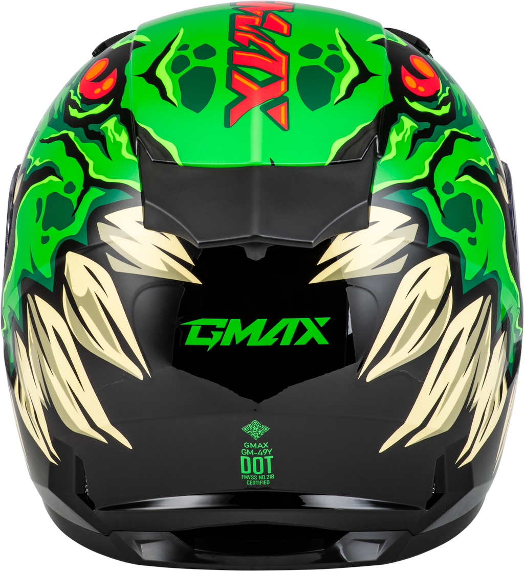 Youth Gm 49y Drax Helmet Green Ys