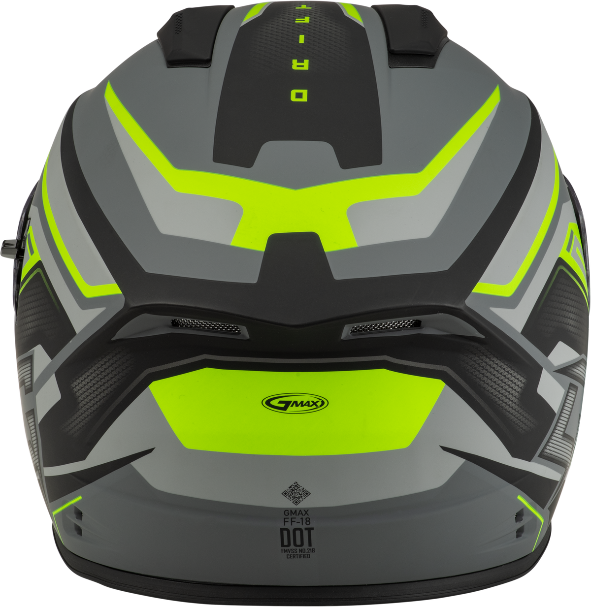 Ff 18 Drift Helmet Matte Grey/Hi Viz Md