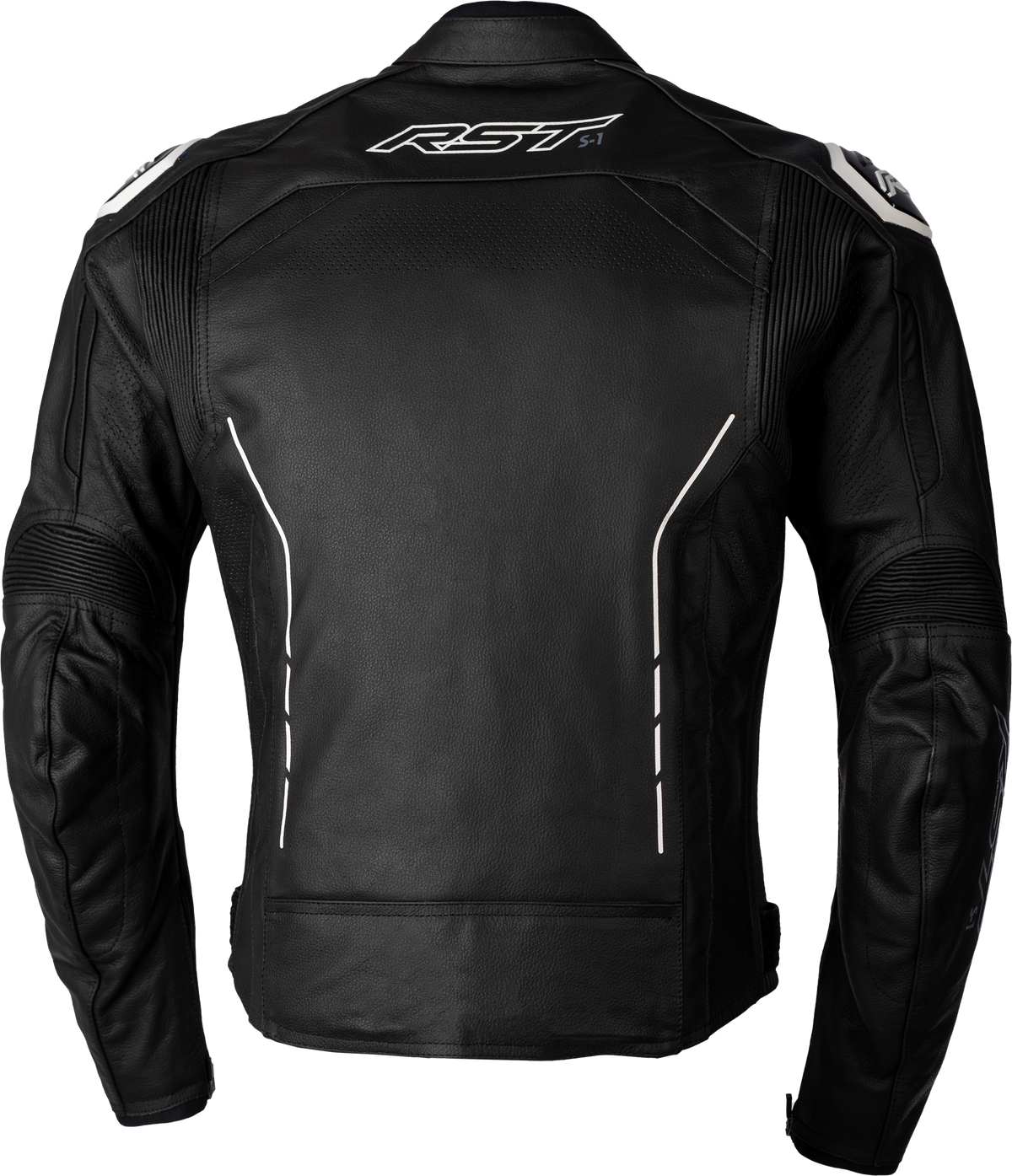 S1 Ce Jacket Black/Black/White Leather Sm