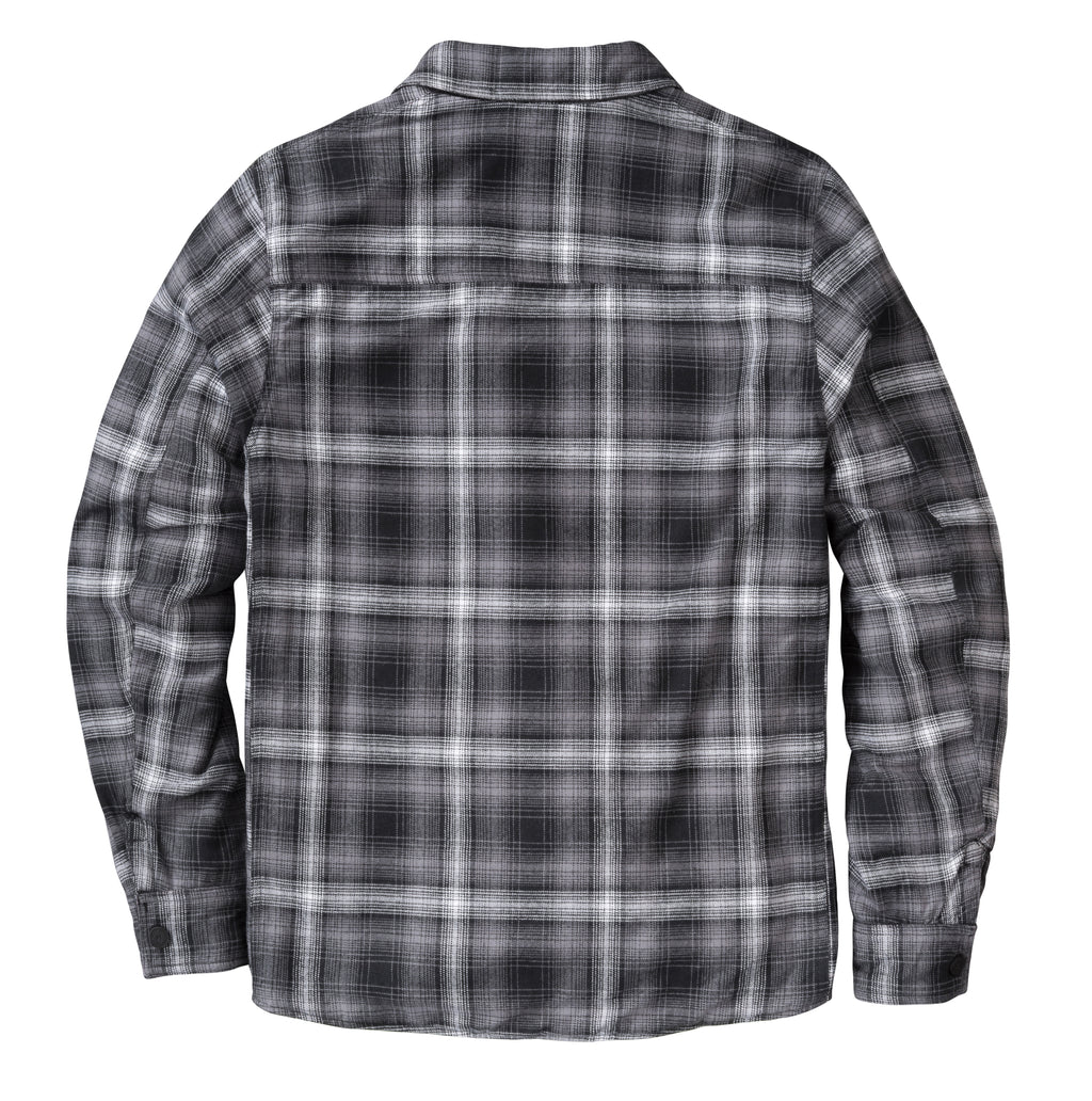 Morpheus Reversable Jacket Black/Plaid Grey Lg