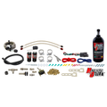 Nitrous Outlet Powersports Single Cylinder Wet Nozzle System (Stainless 90 Degree Nozzle)(Gas)(6 psi)(10,15,20,25,30 HP)(5LB Bottle)