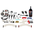 Nitrous Outlet Powersports Three Cylinder Wet Nozzle System (Aluminum 90 Degree Nozzles)(Gas)(6 psi)(30,45,60,75,90 HP)(No Bottle)