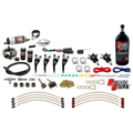 Nitrous Outlet Powersports Four Cylinder Wet Nozzle System (Stainless 90 Degree Nozzles)(Gas)(6 psi)(40,60,80,100,120 HP)(5LB Bottle)