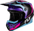 Youth Formula Cp Charge Helmet Black/Purple/Pink/Blue Yl