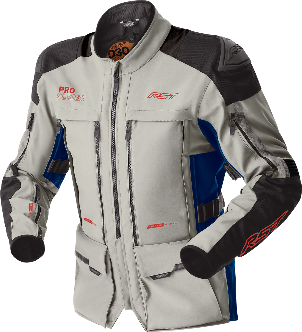 Ps Adventure D3o Jacket Silver/Blue Textile 2x
