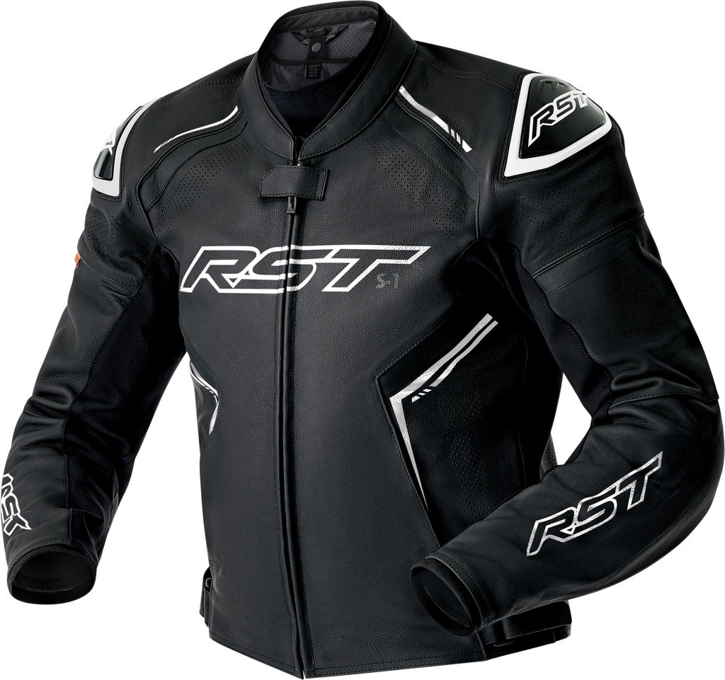 S1 D3o Leather Jacket Blk/Whi Sm