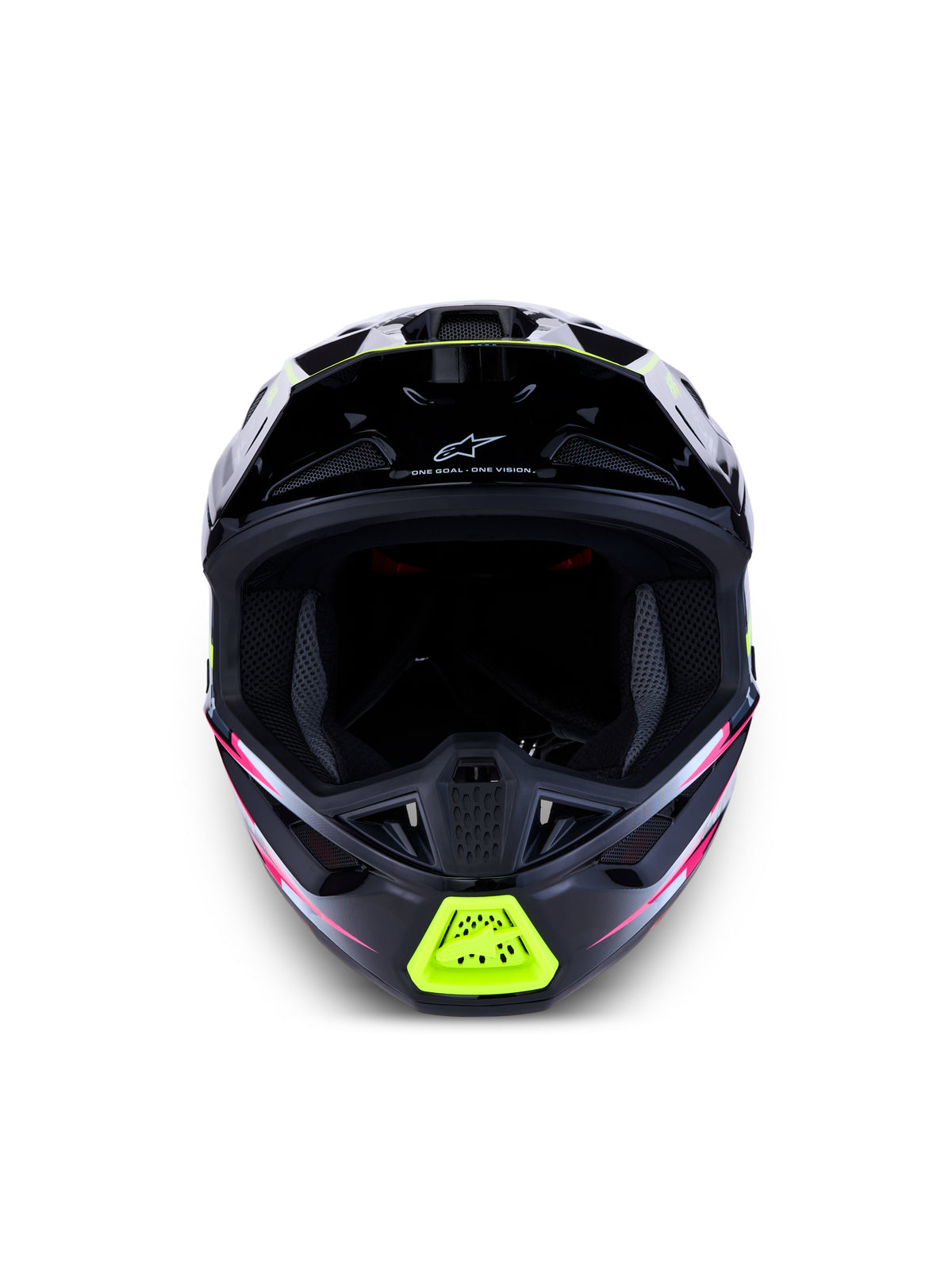 S M7 Blaster Helmet Ece06/Dot Blk/Gry/Wh/Yllw Fluo Glsy Xs