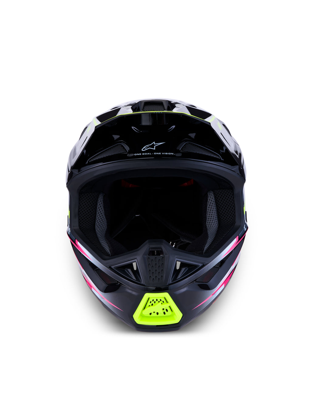 S M7 Blaster Helmet Ece06/Dot Blk/Gry/Wh/Yllw Fluo Glsy Xl