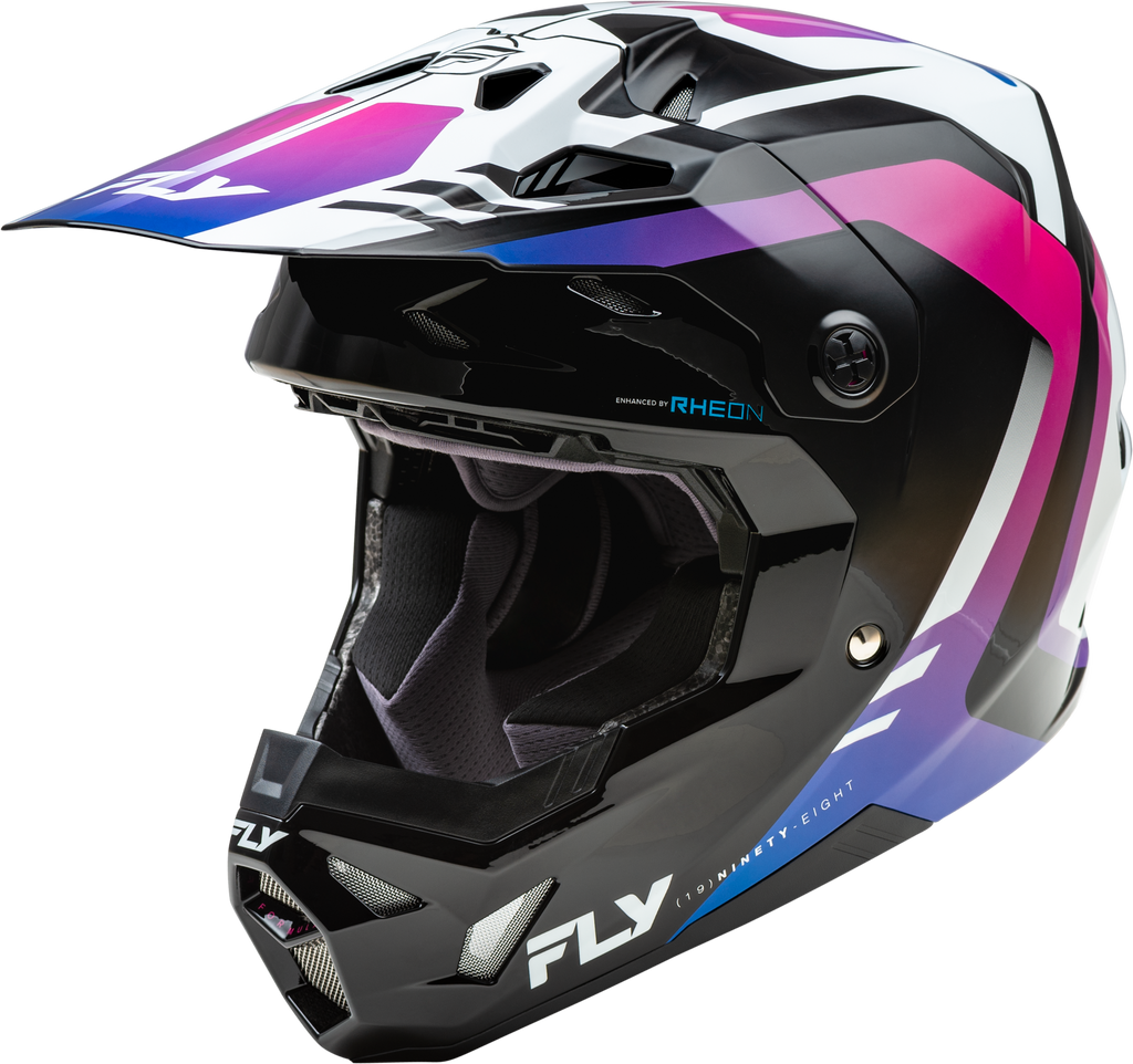 Formula Cp Krypton Helmet White/Black/Purple Md