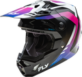Formula Cp Krypton Helmet White/Black/Purple Md