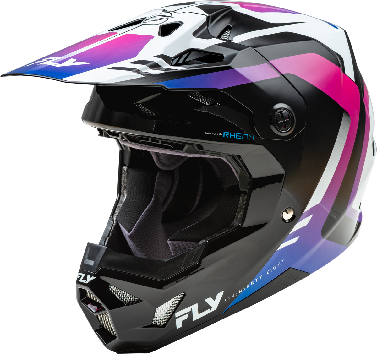 Formula Cp Krypton Helmet White/Black/Purple Md