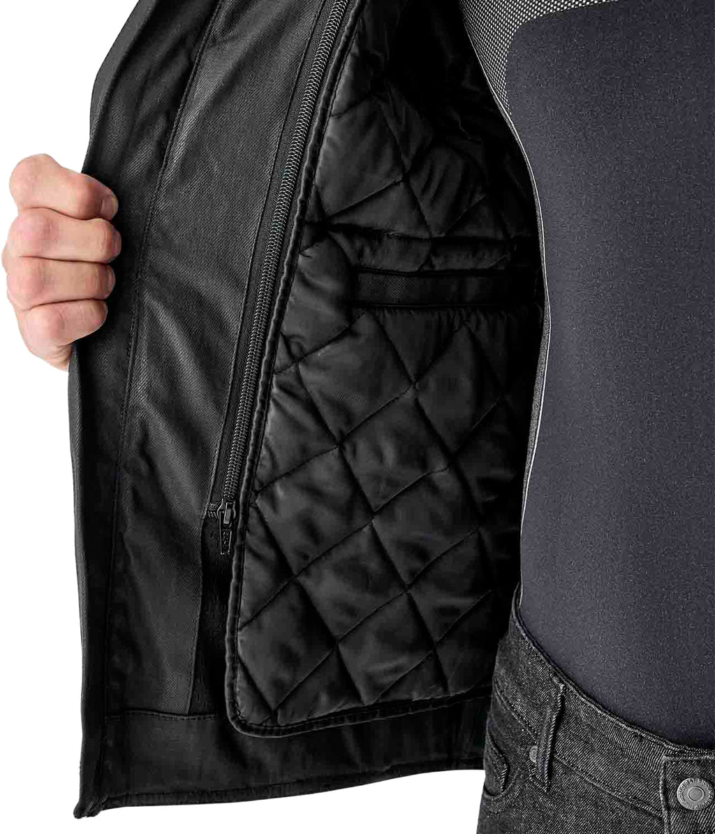 Brixton D3o Jacket Black Textile Sm