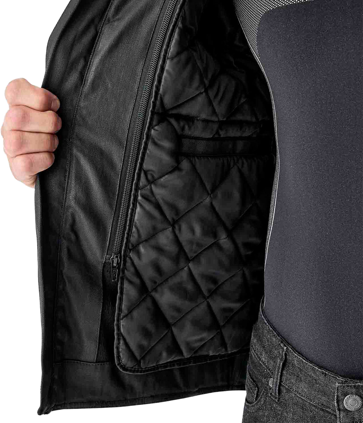 Brixton D3o Jacket Black Textile 2x