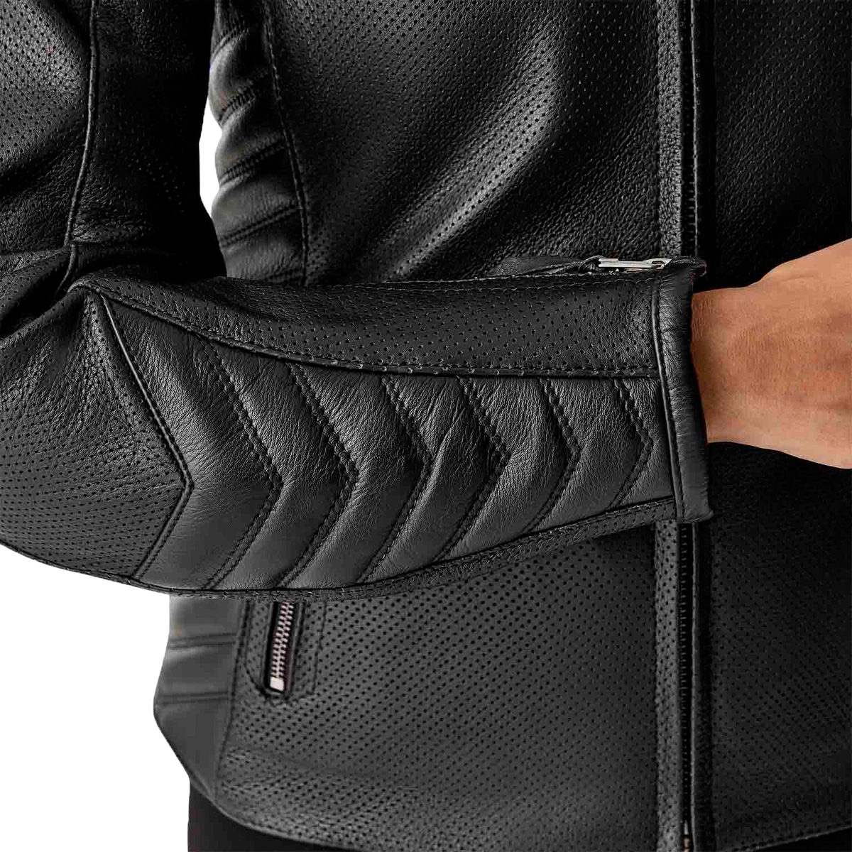 Womens Roadster Air D3o Jacket Black Leather Xs