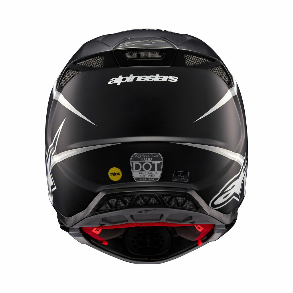 Supertech S M10 Ampress Helmet Black/White Matt Md