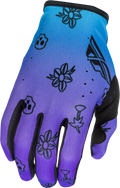 Lite Outline Gloves Purple/Blue/Black Xs