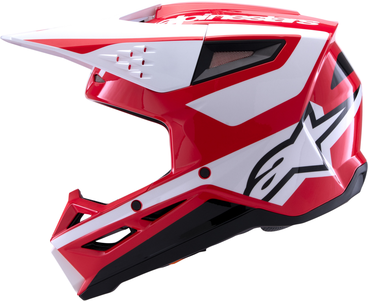 Sm3 Heat Helmet Red/White/Black Glossy Lg