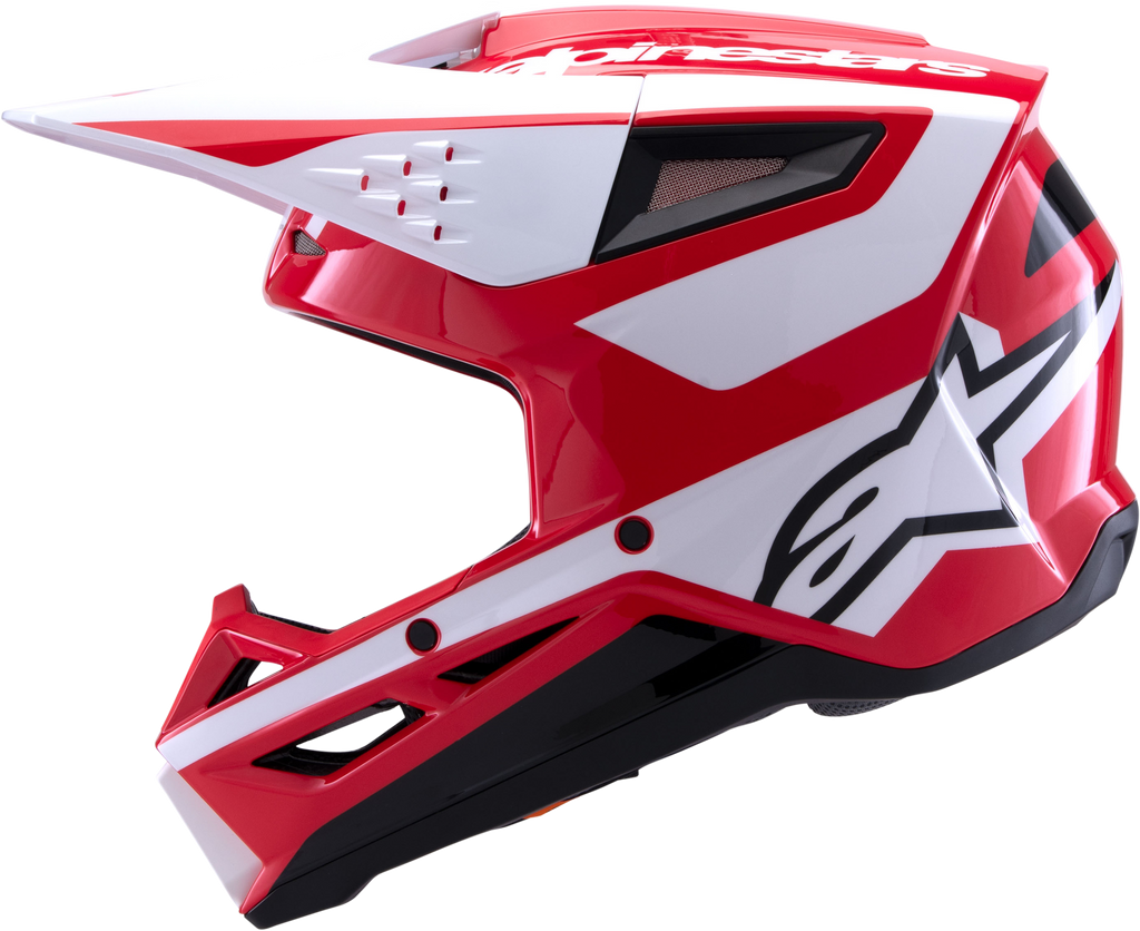 Sm3 Heat Helmet Red/White/Black Glossy Xl