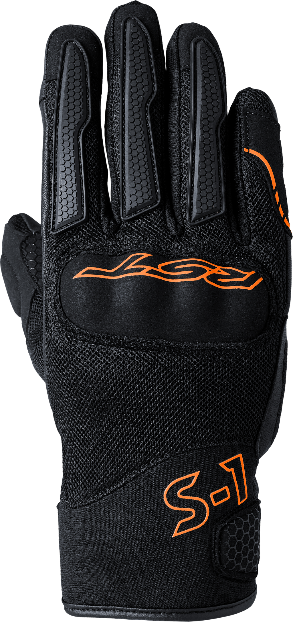 S1 Mesh Ce Glove Black/Neon Orange 2xl