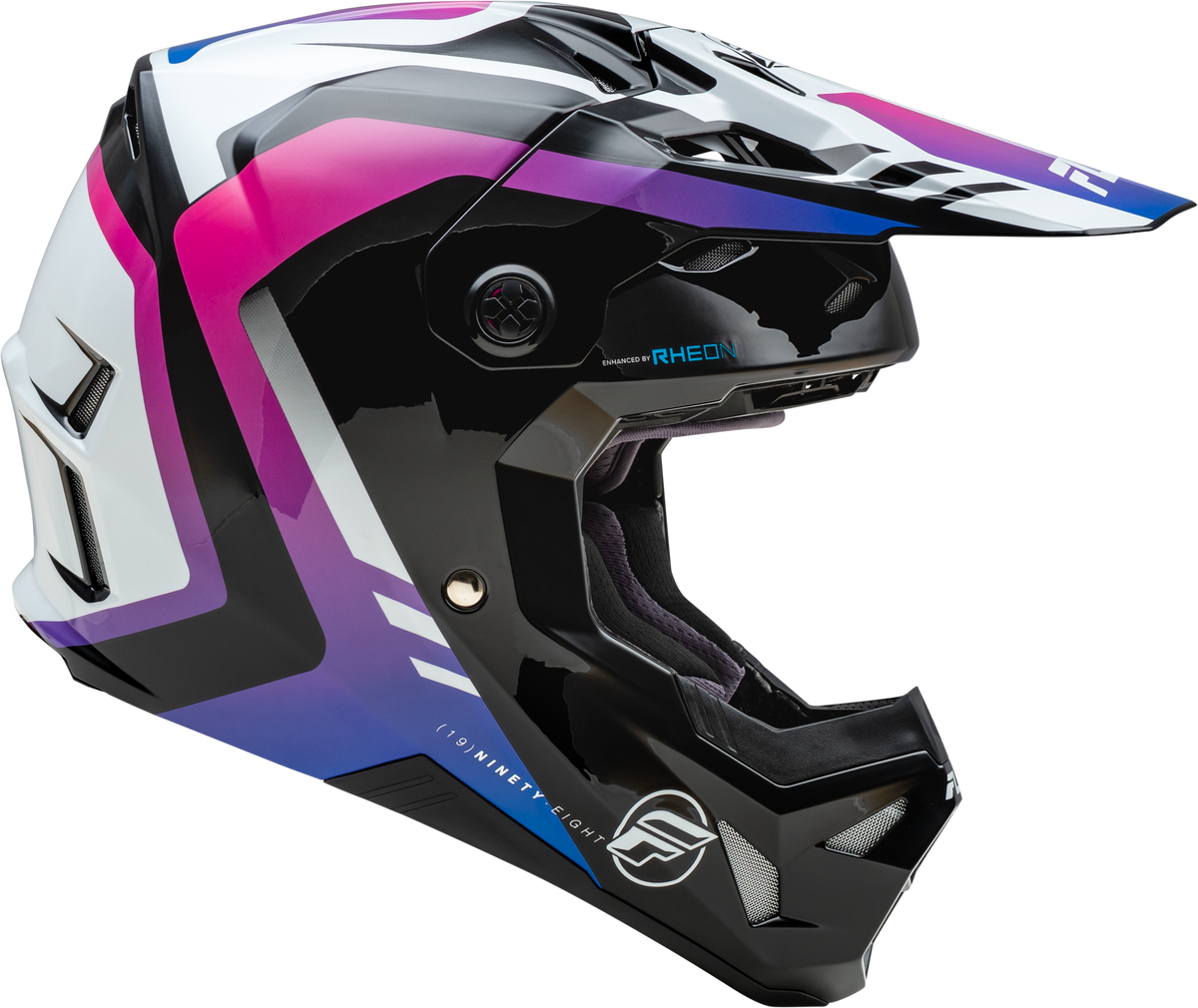 Formula Cp Krypton Helmet White/Black/Purple Md