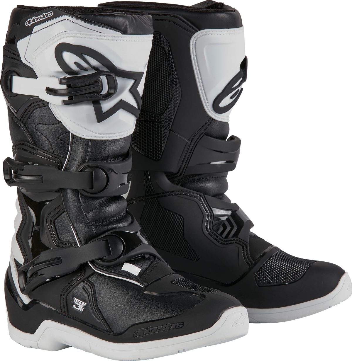 Tech 3s Youth Boots White/Black Sz 5