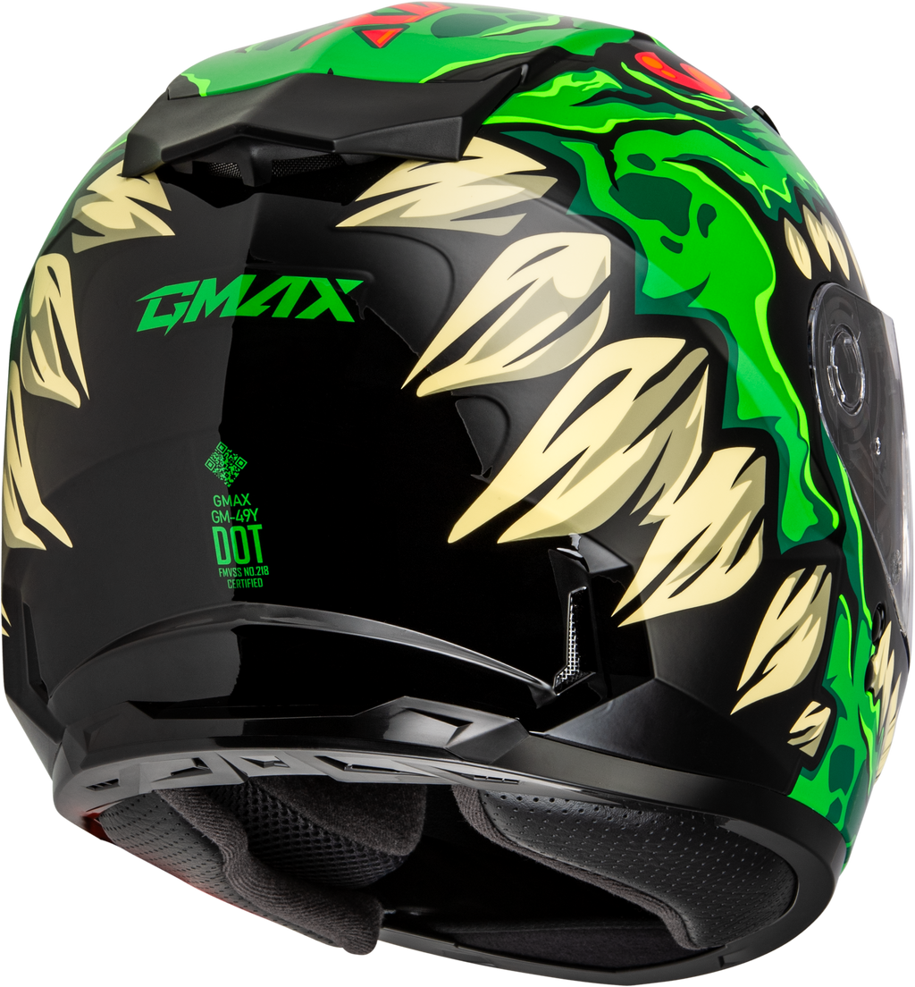 Youth Gm 49y Drax Helmet Green Ys