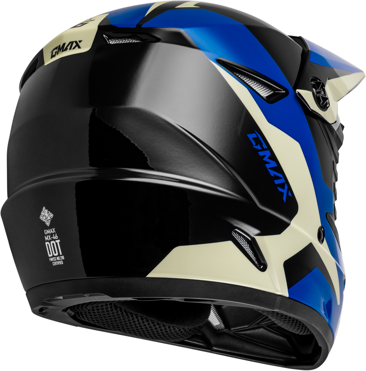 Youth Mx 46y Cyclus Helmet Black/Blue Yl