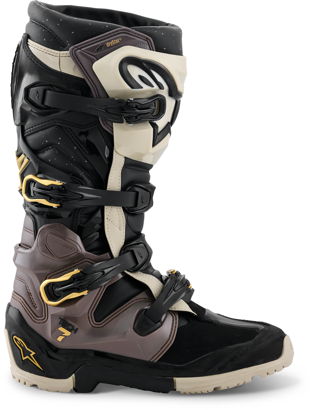 Tech 7 Enduro Drystar Black/Dark Gry/Gold 8