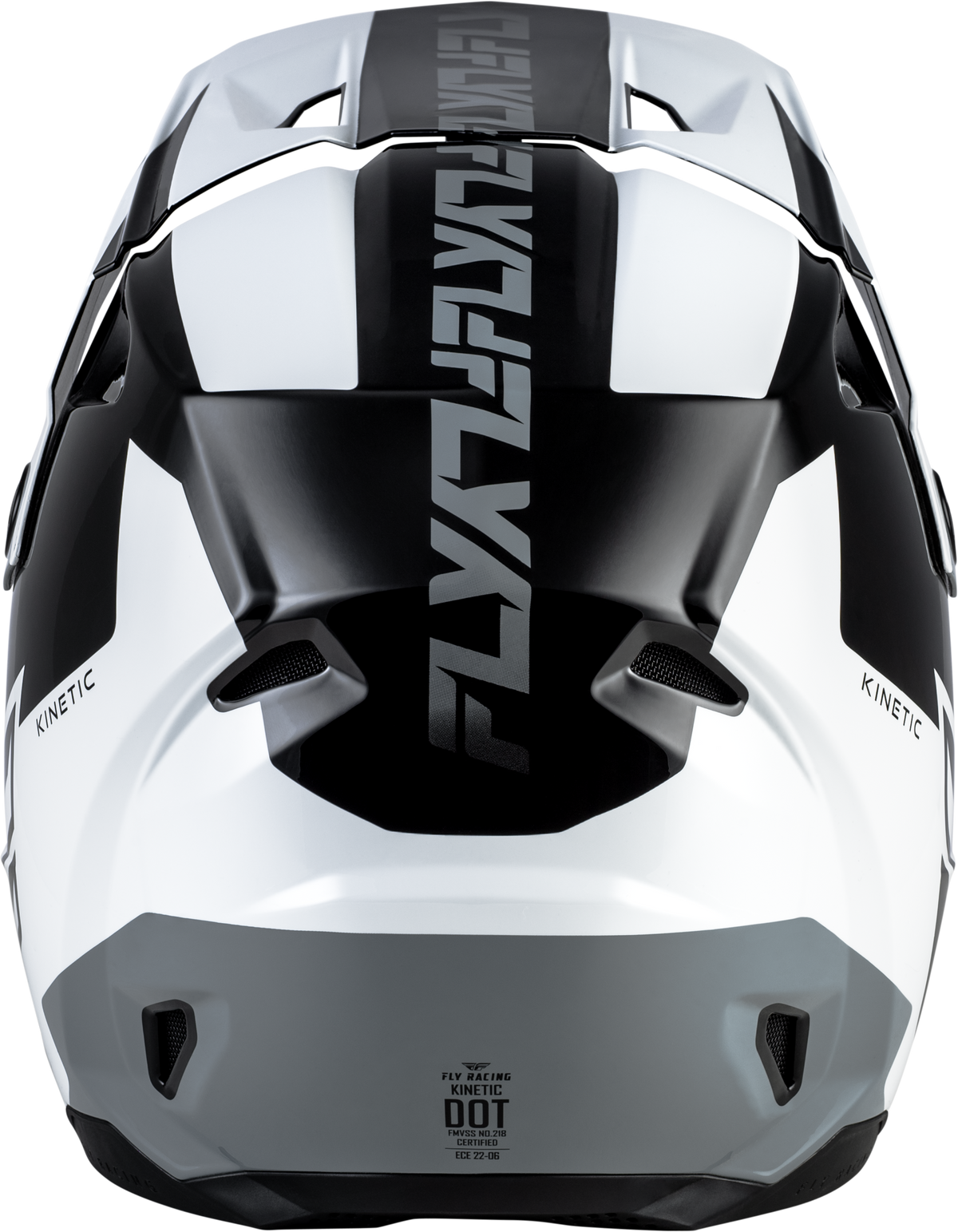 Kinetic Crest Helmet Black/White/Grey Sm