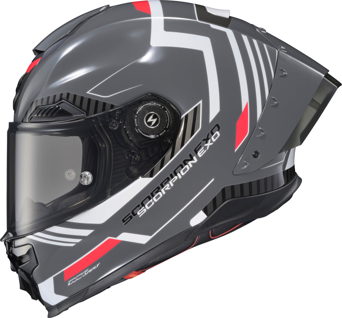 Apex Exo Warp Full Face Helmet Atarax Grey/White Xl