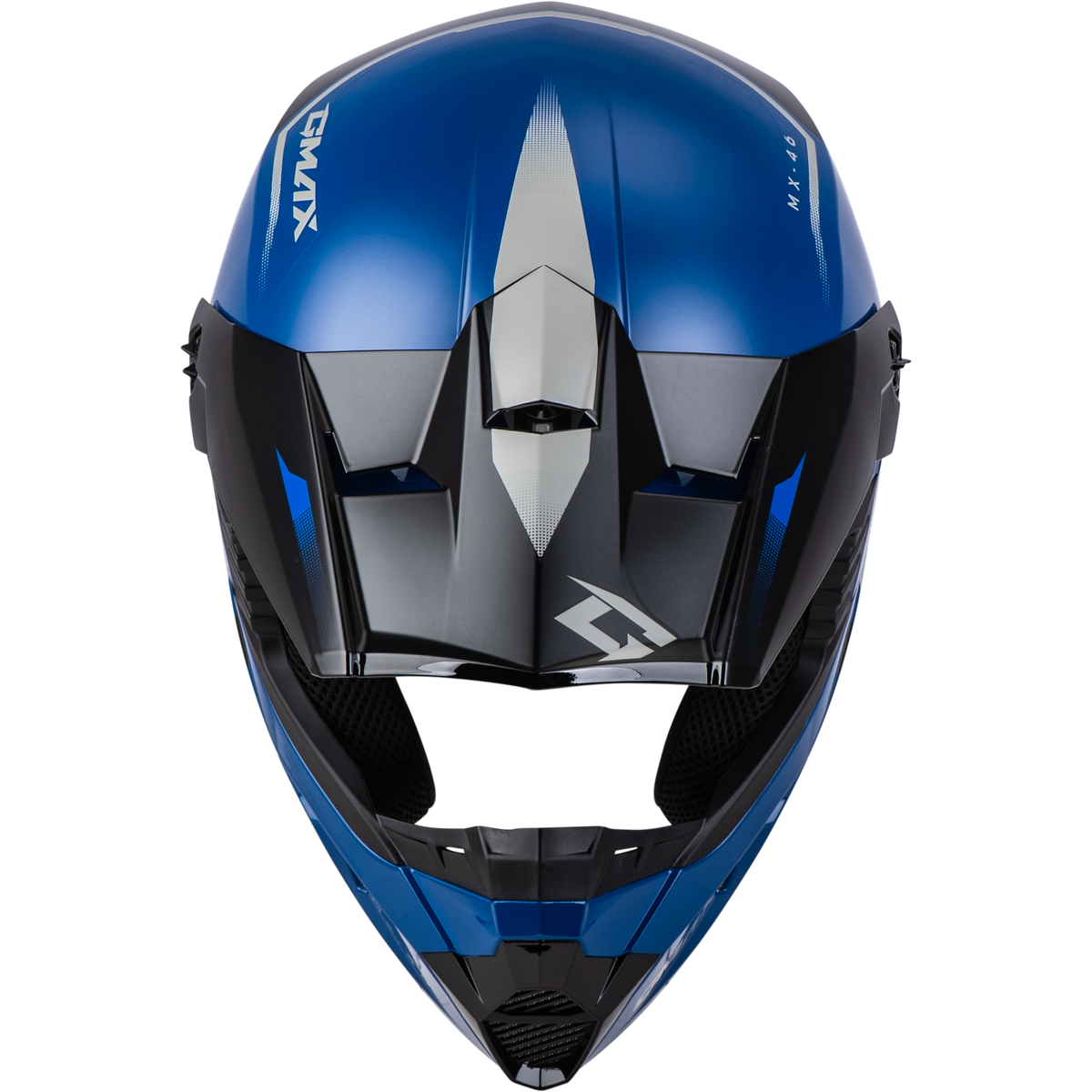 Mx 46 Compound Helmet Blue/Black/Grey Sm