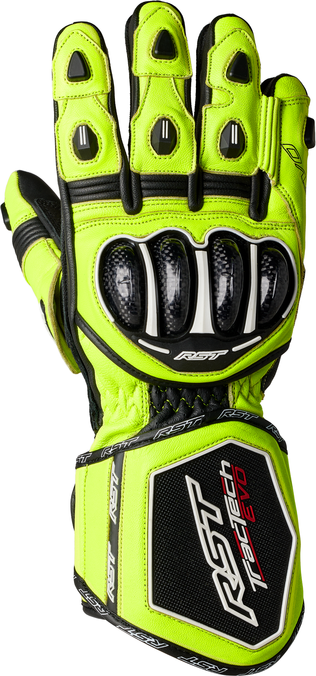 Tractech Evo 4 Ce Glove Neon Yellow/Black/Black 2xl
